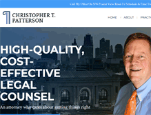 Tablet Screenshot of pattersonlaw.net